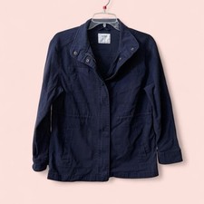 Women  s Old Navy Utility Jacket Navy Blue Size Small EUC