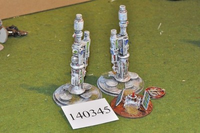 28mm Sci Fi / Landschaft - 4 Artikel Geländemarkierungen - (140345)