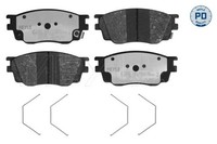 Meyle Bremsbelagsatz, Scheibenbremse MEYLE-PD: Advanced Perform 025 242 4616/PD