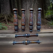 Architectural Salvage Six Spindles Columns Reclaimed Vintage Repurpose Project