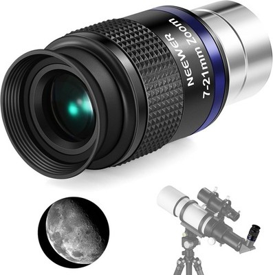 NEEWER Zoom Teleskop Okular, Himmelsbeobachtung Okular 7-21mm Brennweitenbere...