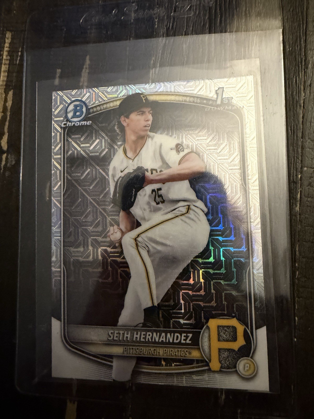 2025 Bowman Draft - Chrome Seth Hernandez #BDC-25 Mojo Refractor (RC)