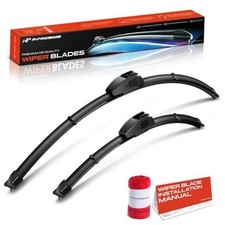 28"  17" Windshield Wiper Blades with Wear Indicator  Towel  Compatible