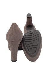Escarpins UNISA Alons - Talon 9cm Plateau - Cuir Marron Foncé - Taille 39 - Très Bon état
