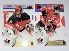 2015 Upper Deck Team Canada Women Genevieve Lacasse Base GOLD #71