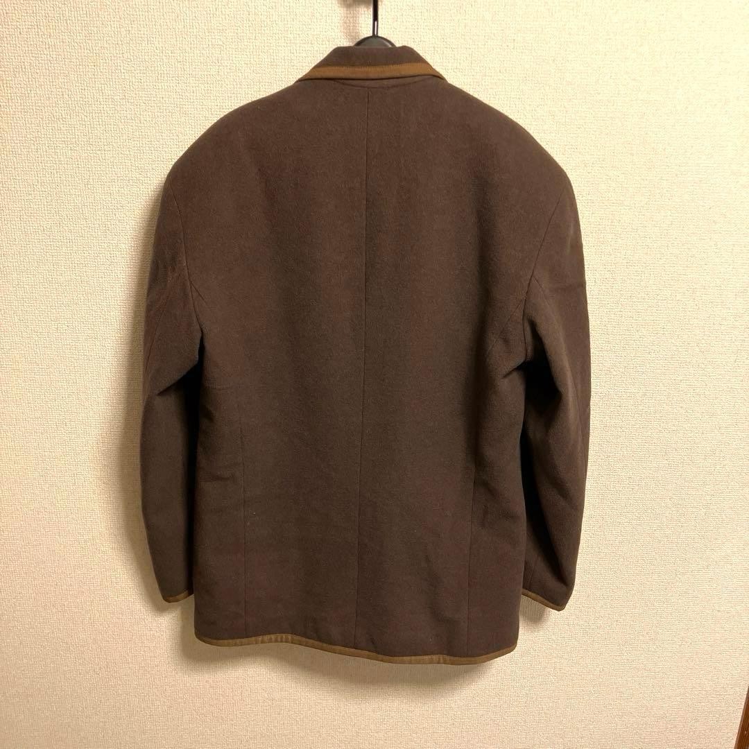VINTAGE 90s CALUGI E GIANNELLI Made in Italy Wool Camel Tyrolean Jacket Large image 4