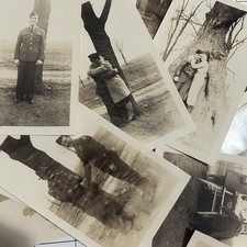 WWII US Army Homecoming Photo Lot 22 Soldier Sweetheart 1940s