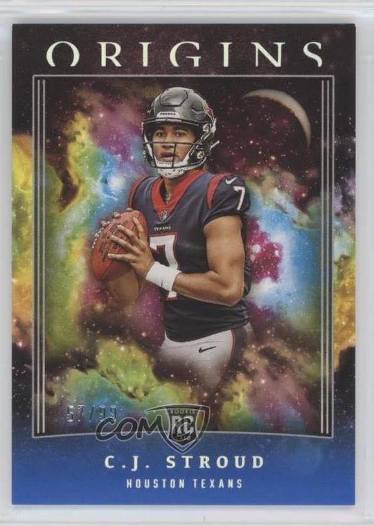 2023 Panini Origins Rookies Blue 57/99 CJ Stroud #103 Rookie RC 13c1