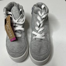 Roxy Girl Bayshore Shoes Size 4 Grey Shimmery