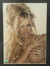 PAMELA ANDERSON Playboy Playmate Signed Autographed Sexy 8x10 FRAMED Photo w/COA
