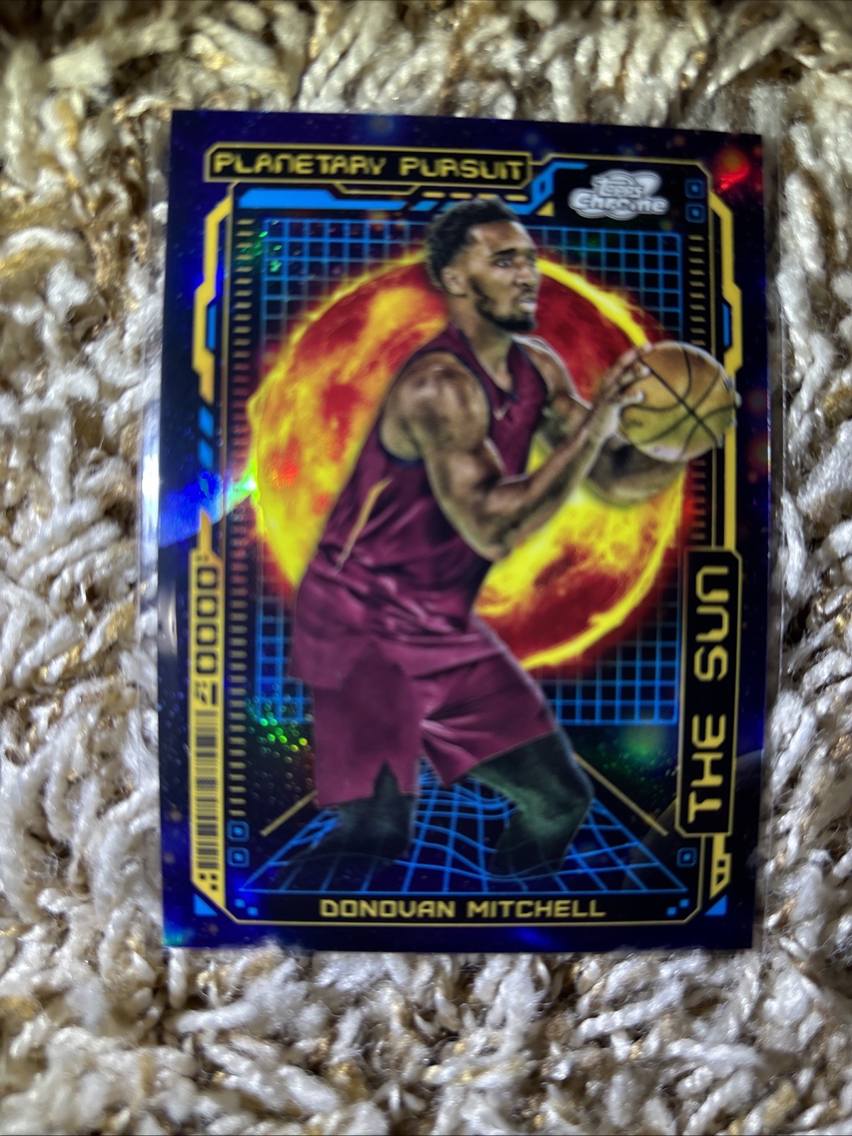 Donovan Mitchell 2023-24 Topps Chrome Cosmic Planetary Pursuit THE SUN PPS-4
