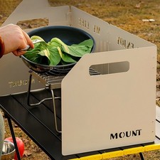 Aluminium Windschutz f??r Campingkocher tragbar und effizient Windschutz – Bild 2