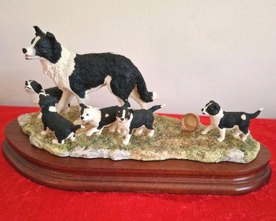 Border Fine Arts 20th Anniversary Society Figur WAIT FOR ME 1993 auf Sockel