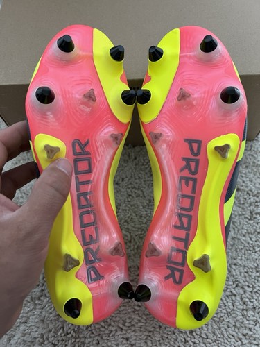 Adidas Predator Elite Laceless SG Soccer Cleats Yellow Size 6.5 IE0046 NWT - Picture 8 of 9
