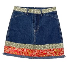 Jordache Youth Girls Size 12 Denim Cotton Skirt
