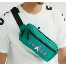 NIKE AIR JORDAN HIP PACK 9A0201-E85 CROSSBODY FANNY BAG MYSTIC GREEN