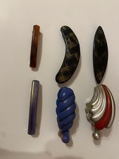 Vintage hair barrette lot