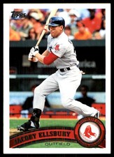 Jacoby Ellsbury 2011 Topps #351 Red Sox MLB READ FREE SHIPPING AutographDen