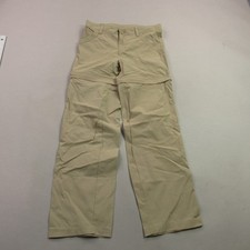 Kuhl Pants Girls Medium Lightweight Outdoors Beige Cargo Pockets Casual