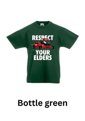 Respect your elders BMW E30 inspiriertes Kinder T-Shirt in verschiedenen Größen & Farben.