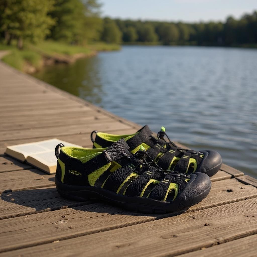 Sandali Keen Newport H2 punta chiusa neri impermeabili outdoor escursionismo uomo 6