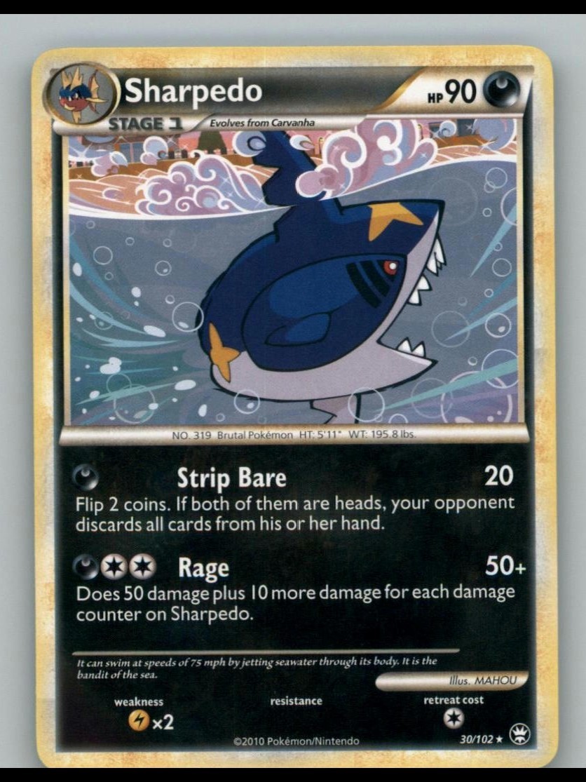 Triumphant #30/102 Sharpedo LP