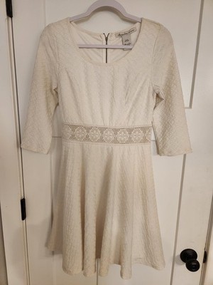 American Rag Women's Dress Smocked Waist, Lined, Medium