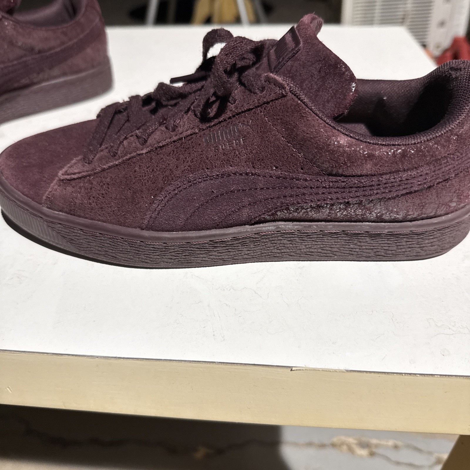 Puma Suede Classic Xxi Lace Up Mens Size 8.5 Red Sneakers Casual Shoes thumbnail 2