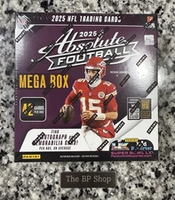 2025 Panini Absolute Football Factory Sealed New Mega Box NFL