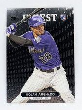 2013 Finest #37 Nolan Arenado Rookie Colorado Rockies RC Card. rookie card picture