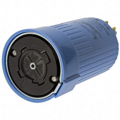 HUBBELL HBL26516 LckCon,Straight;60 A;Blue,Steel,Non-NEMA 3D083