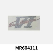 Genuine Mitsubishi Lancer Evo 6 Cp9a Decal Sticker Evolution Vi Mr604111 Genuine Mitsubishi Lancer Evo 6 Cp9a Decal Sticker Evolution Vi Mr604111