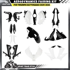 WOLFLINE Bodywork Fairing Kit For Triumph Daytona 660 2024-2025 Glossy White ABS
