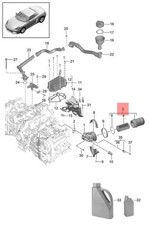 Genuine PORSCHE 718 Boxster Cayman 982 Oil Filter 0PC115403