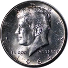 1964 P  Kennedy Half Dollar -  Choice BU #109