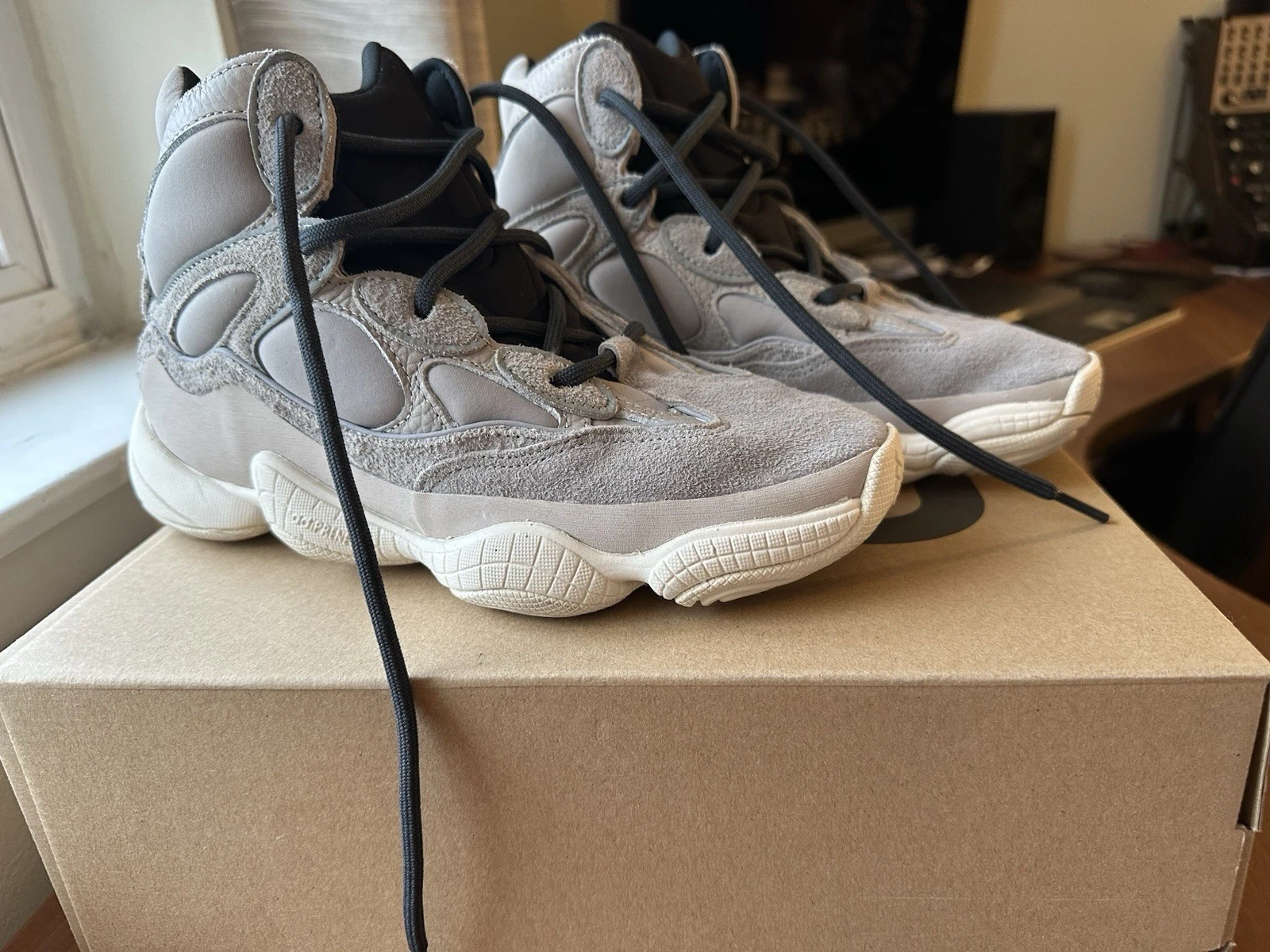 Taglia 6 5 Adidas Yeezy 500 High Mist Stone