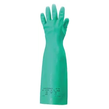 Ansell 37-185 Alphatec(R) Solvex 37-185 Chemical Resistant Gloves, Nitrile, 18