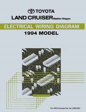 1994 Toyota Land Cruiser Wiring Diagrams Schematics Manual 1994 Toyota Land Cruiser Wiring Diagrams Schematics Manual