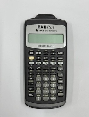 Texas Instruments BA II Plus Financial Calculator
