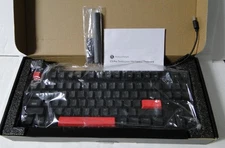 Keychron C3 Pro QMK/VIA Custom Gaming Red Black Mechanical Keyboard C3P A1 Wired