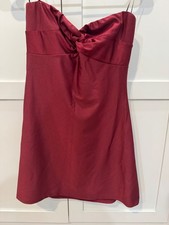 Windsor Burgandy Strapless Cocktail Dress. Excellent condition