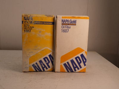 #ad #ad Pair Of NAPA Gold Oil Filter 1607 New Old Stock $35.00