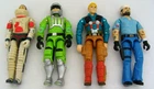 GI Joe Action Figure Lot Of 4 Ace Skystriker Downtown Sci Fi & Joe Shipwreck