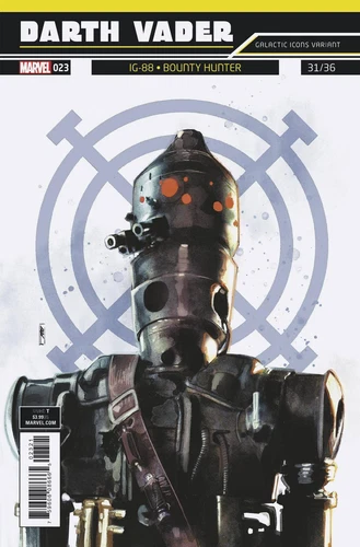 STAR WARS DARTH VADER 23 REIS GALACTIC ICONS IG-88 VARIANT NM
