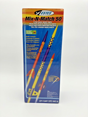 ESTES Vintage Rockets Estes Mix N Match 50  Rockets Flying Model Rockets