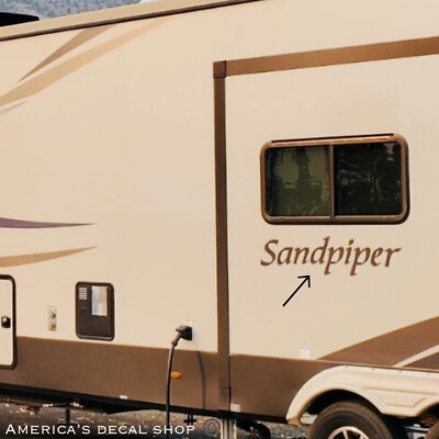 Sandpiper By Forest River Camper RV Trailer Decals (Set Of 2) OEM New Oracle 40 