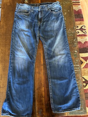 その他 stitch Men's Silver Zac Thick Stitch Button Flap Pockets Distressed