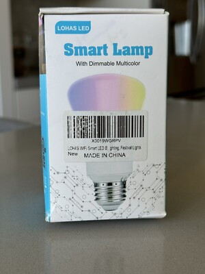 Lohas smart Lamp led bulb WiFi dimmable  Multicolor& tunable white E26 9W