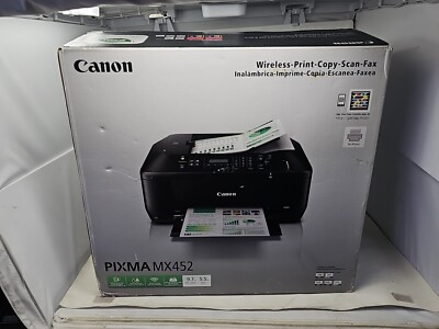 New Canon PIXMA MX452 Wireless Inkjet Office All-In-One 13803160048|