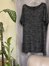 Forever Woman Plus Size Black Gray Dress Women's Size 2X